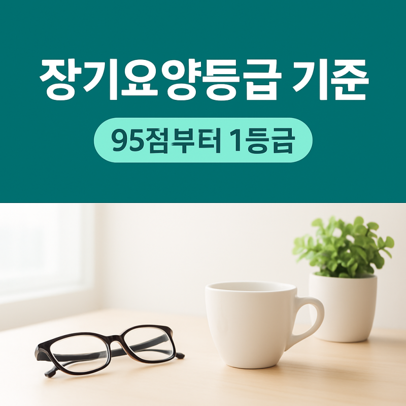 장기요양등급 기준 직접 알아봤어요