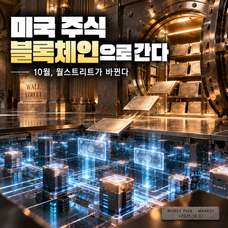 10월부터 미국 주식이 블록체인 위로 올라간다｜주식시장 유동성을 바꿀 ‘토큰화’가 시작....