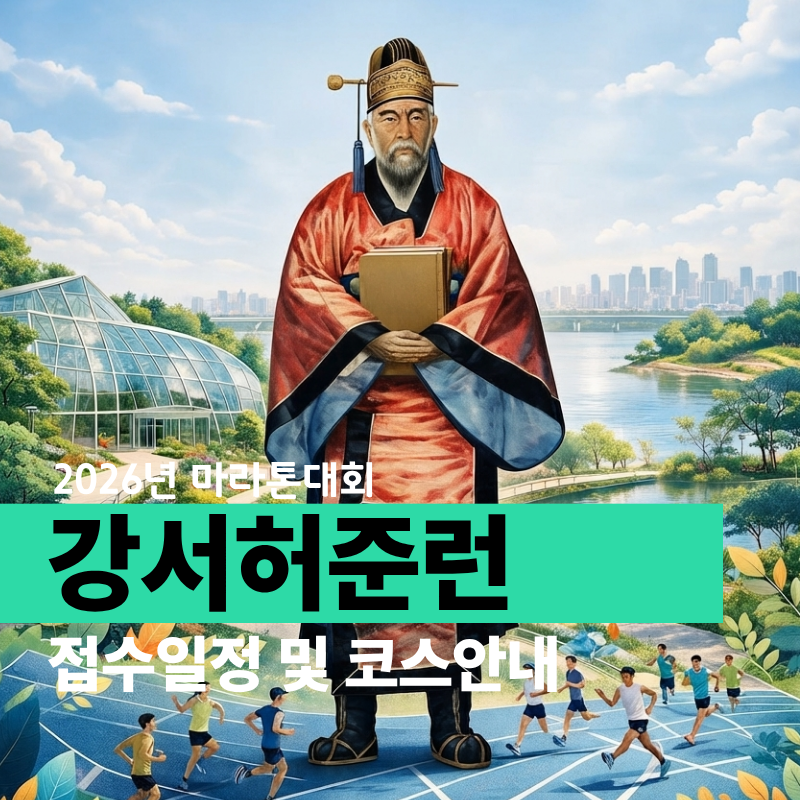 2026 제 4회 강서허준런 서울식물원 대회일정 기념품 정보 변경된 코스 확인하세요