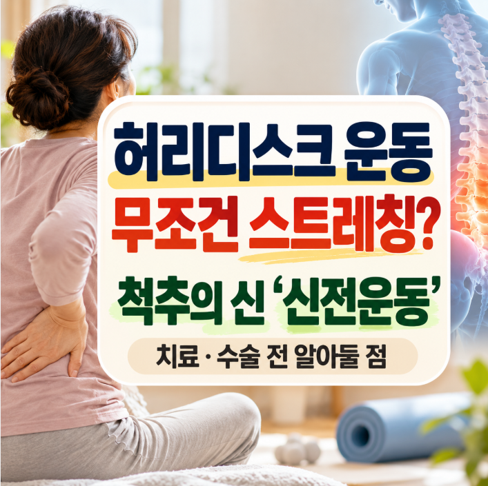 허리디스크 운동, 무조건 스트레칭? ‘척추의 신’ 정선근 교수 신전운동과 수술이 필요한 ....