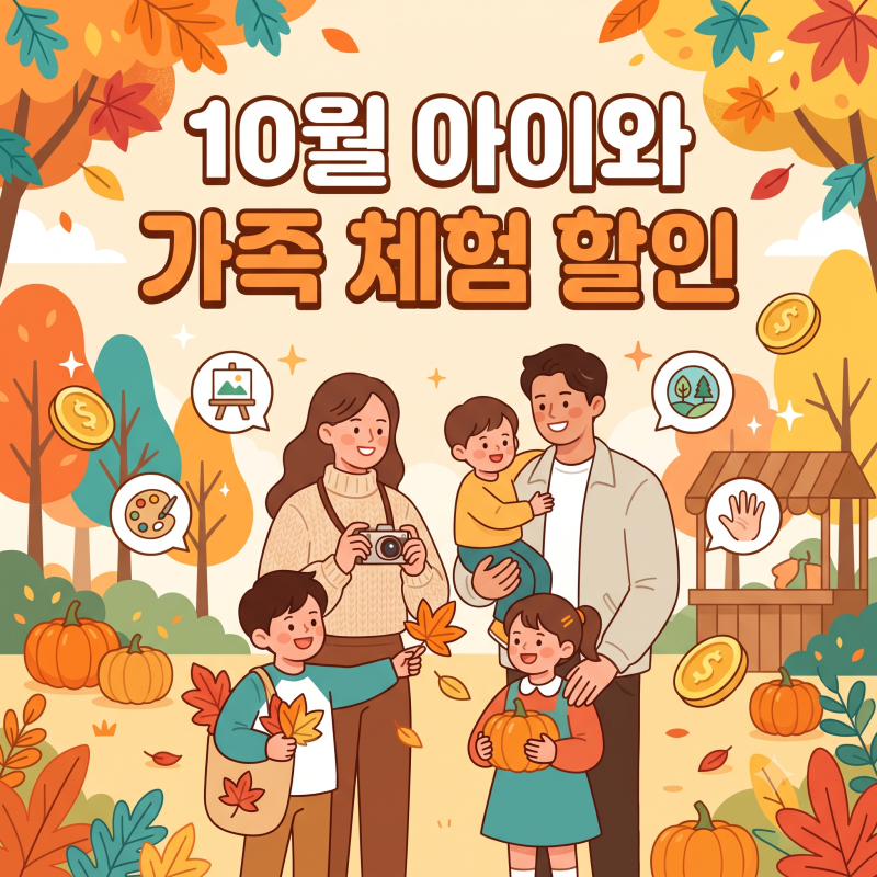 10월 아이와 가족 체험 할인｜삼국유사테마파크 최대 50%·다이노키즈월드 야외체험 무료·국....