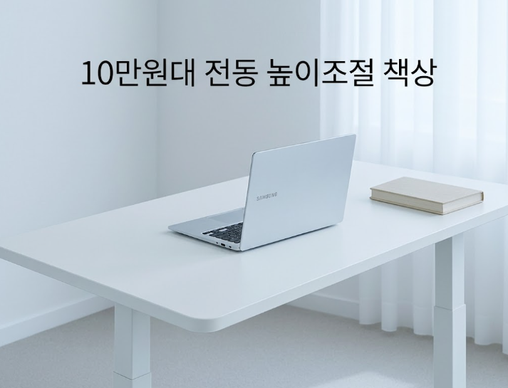 전동 높이조절 책상 모션데스크 1400*700 리뷰 전동인데 10만원?