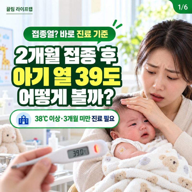2개월 접종열 아기 열 39도 괜찮을까? 신생아 미열·고열 기준