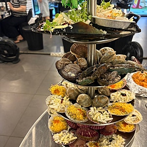 안산 원곡동 맛집 | 조개비치 안산점 후기 (3단가리비치즈구이, 생새우회, 셀프라면)