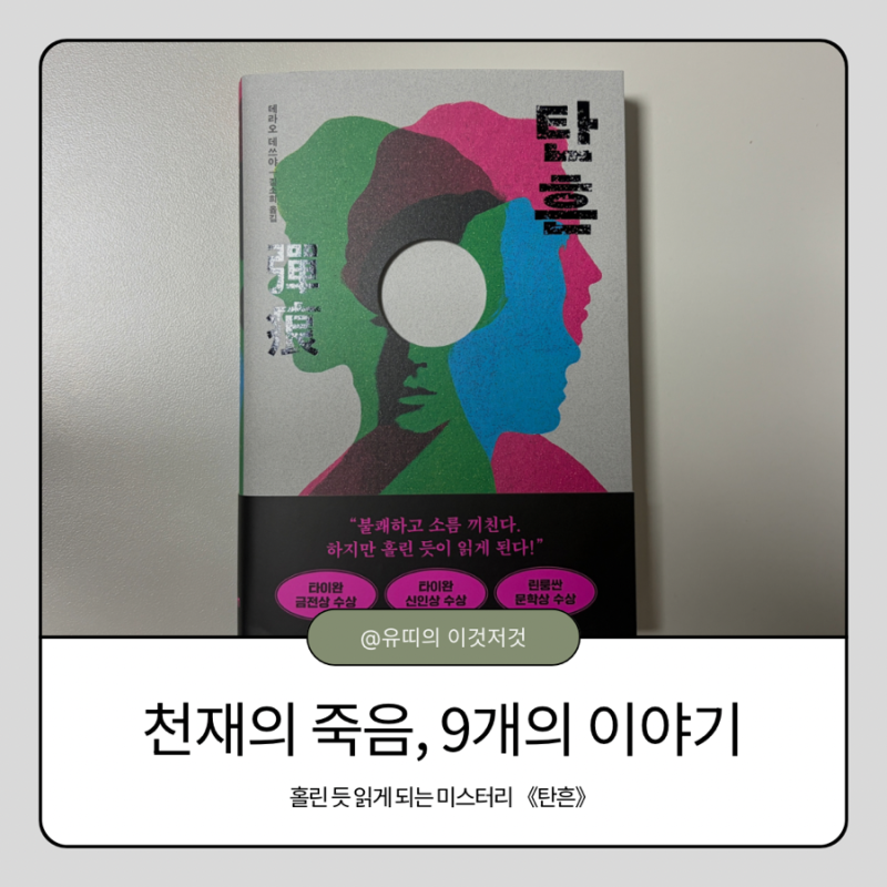 베스트셀러 소설 추천, 천재의 죽음에서 시작되는 미스터리 소설 《탄흔》