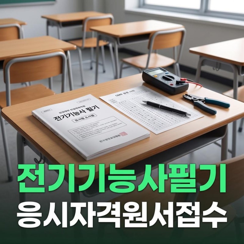 전기기능사 원서접수 응시자격 조건 및 필기 시험 접수하기