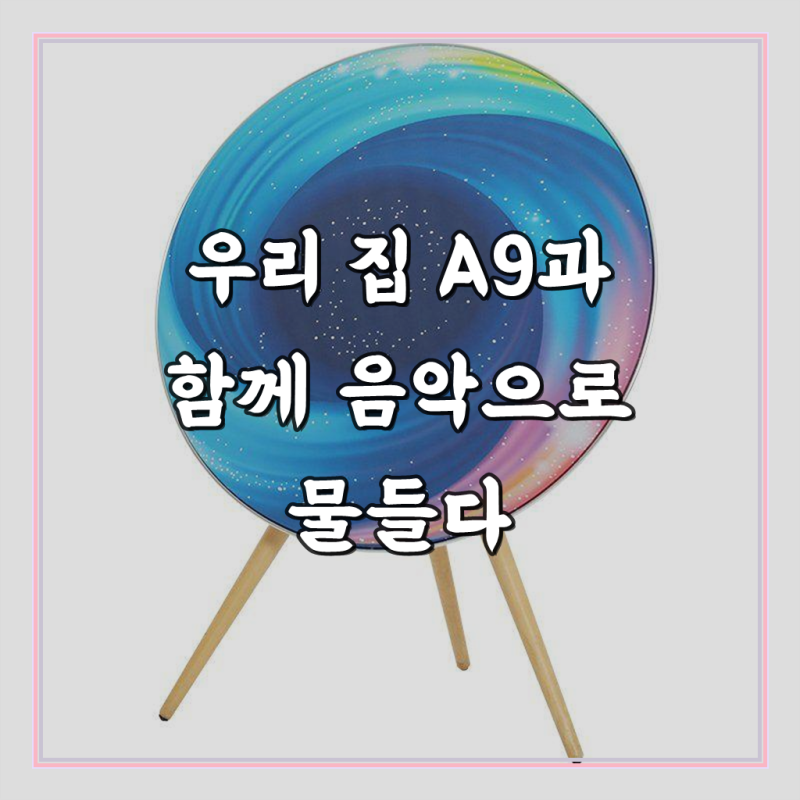 뱅앤올룹슨 Beoplay A9 스피커 커버 패브릭 디자인