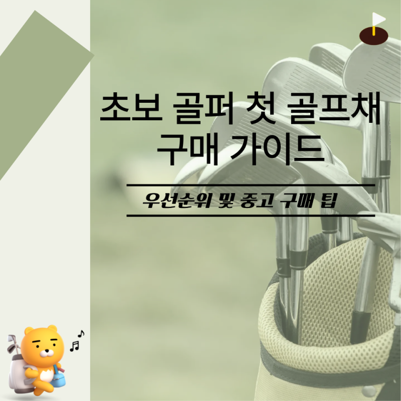중고 골프채 구매 가이드: 샤프트 강도 및 필수 확인 사항