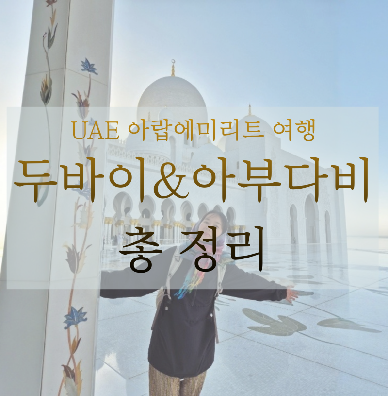 UAE 아랍에미리트 여행 두바이 아부다비 여행 총정리｜숙소 위치, 치안, 대중교통, 물가, 여행....
