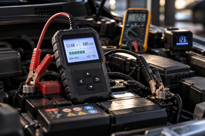 12V 배터리 테스터·멀티미터·OBD 전압계, 교체 판단엔 뭐가 더 정확할까?