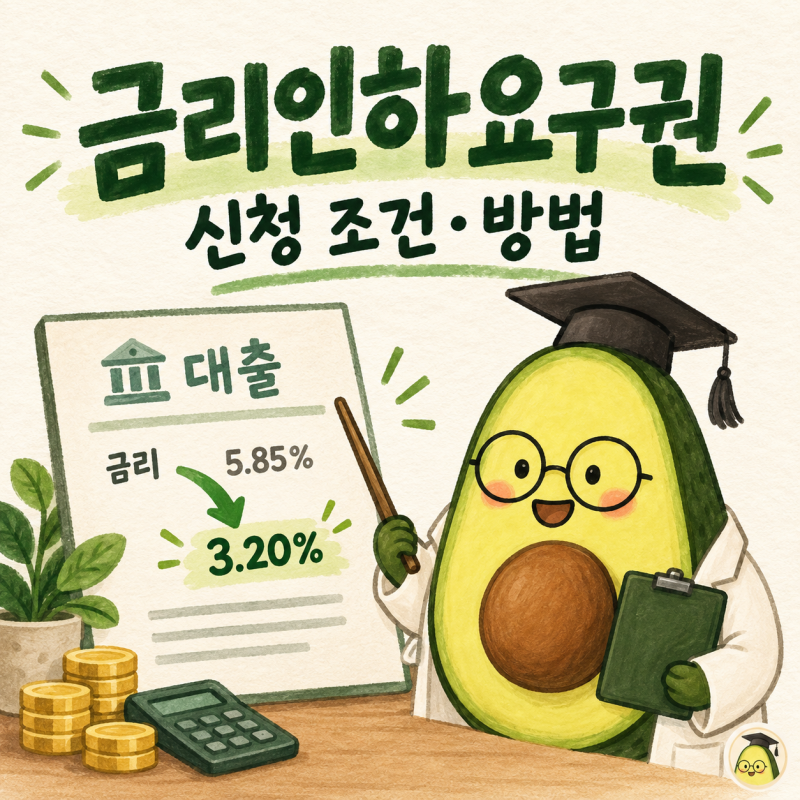 금리인하요구권 신청 방법｜조건·은행 앱·거절 시 확인사항