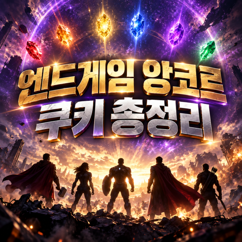 어벤져스 엔드게임 앙코르 쿠키 둠스데이 연결과 꼭 봐야 하는 이유