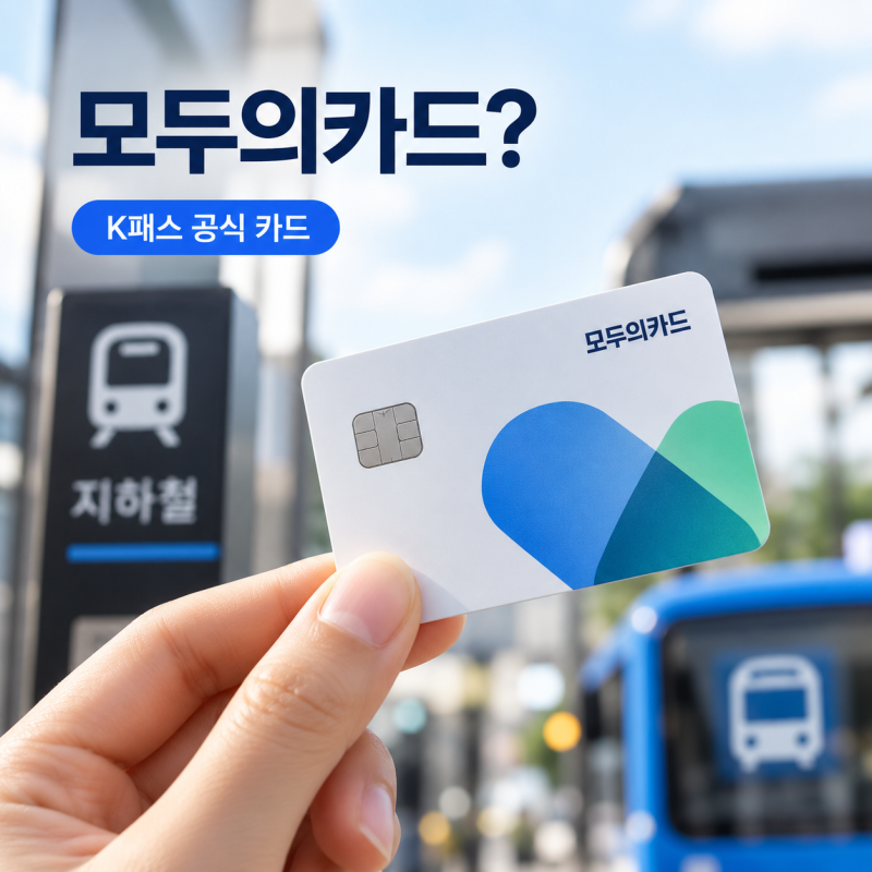 K패스 모두의카드 신청부터 환급까지, 모르면 매달 손해보는 이유