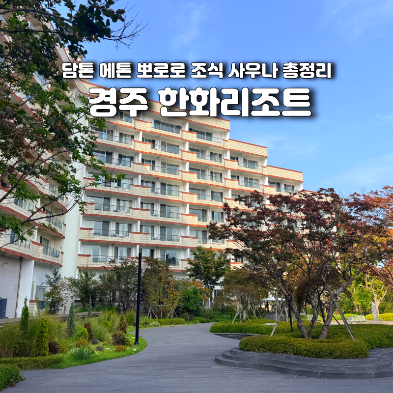 경주 한화리조트 담톤 vs 에톤 뽀로로 조식 사우나 총정리