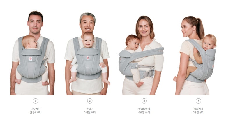 체험단모집 | 에르고베이비 옴니디럭스 메쉬 아기띠