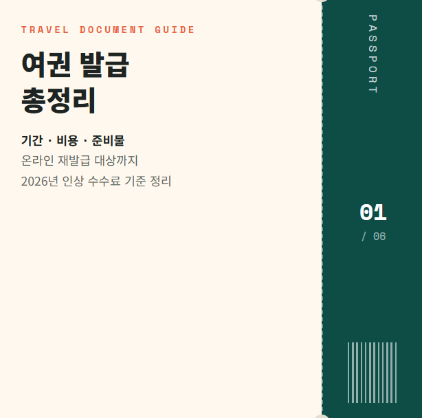 여권 발급 방법 총정리 최신 ㅣ 기간•비용•준비물•온라인 재발급