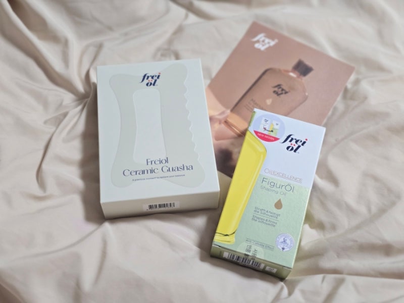프라이웰 세라믹괄사와 쉐이핑 오일로 바디홈케어