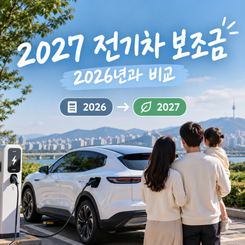2027 전기차 보조금 기준 총정리｜2026년과 비교해보니 테슬라 모델Y는?