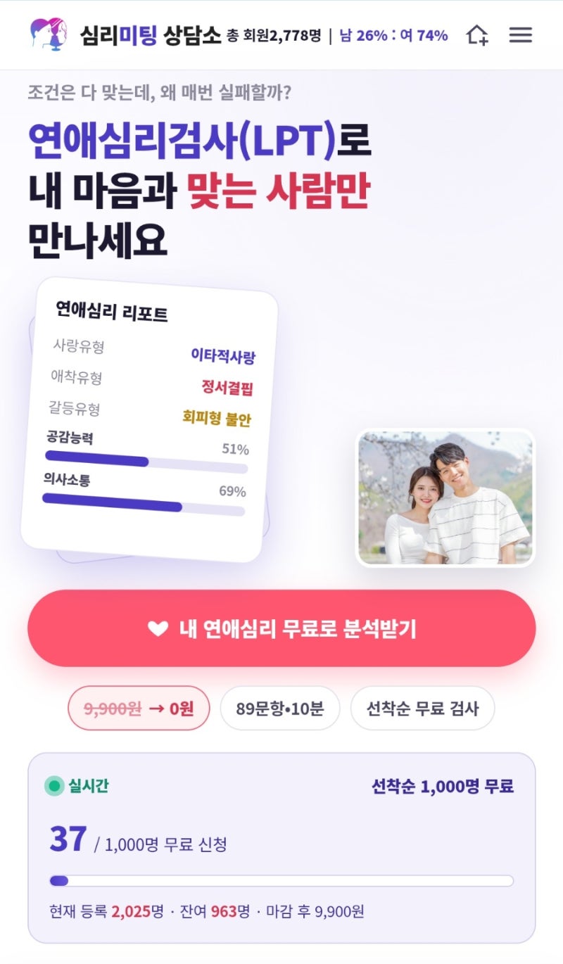 홍대 심리카페 || 부부가 같이 심리상담 받아본 솔직 후기