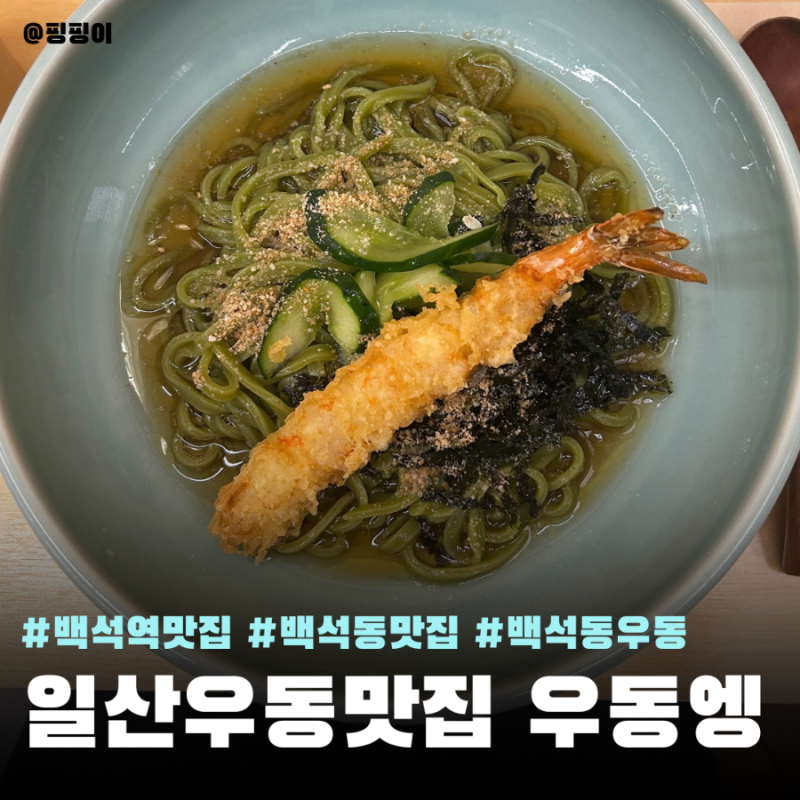 [일산] 우동엥 :: 백석역맛집 자가제면으로 쫄깃한 우동맛집