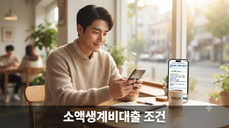 소액생계비대출(불법사금융예방대출), 무직자도 받을 수 있는 조건 정리 2026최신!