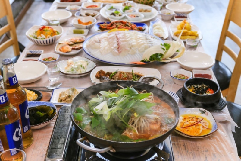 삽교호 맛집 삽교천 맛집 당진 횟집 신선한 수산물과 푸짐한 반찬이 좋았던 당진대명수산 방....