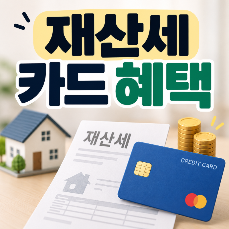 재산세 카드 혜택 무이자 할부 조건과 납부 기간 정리