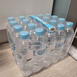 농심 백산수 행운뚜껑 이벤트 물 마시고 ☆100행운 찾아봐요