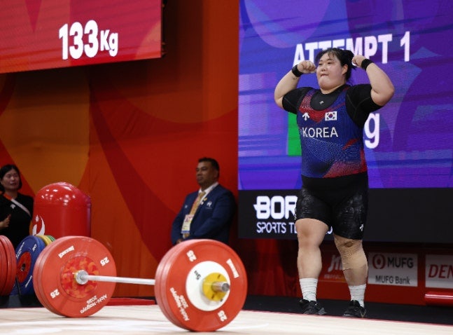 박혜정 은메달! 한국 신기록 2개 세웠다 아시안게임 2회 연속 메달