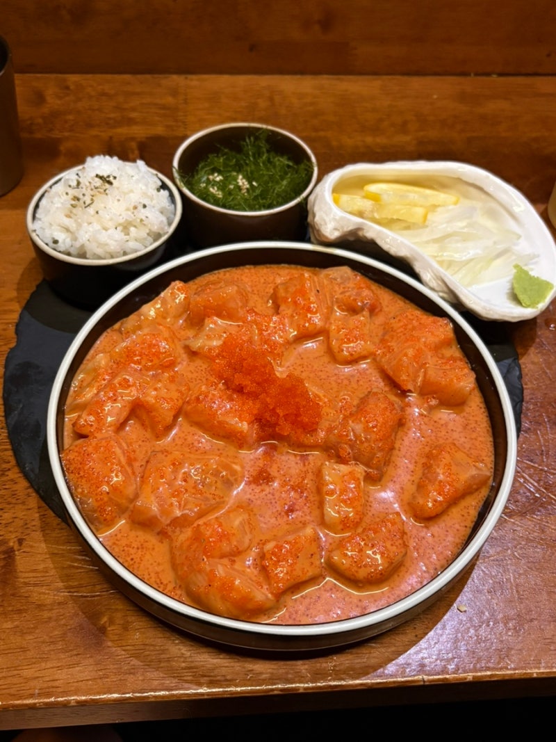 수원 행궁동 술집 한센 행궁본점, 연어깍두기 안키모김밥 | 데이트하기 좋은 이자카야 후기