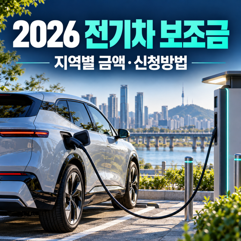 2026년 전기차 보조금 신청방법 총정리｜지역별 지원금액·신청기간·조회방법