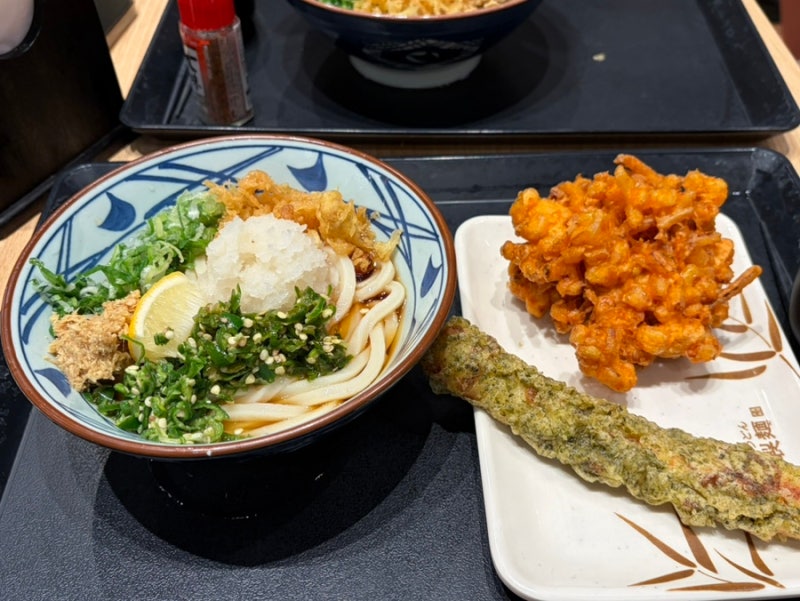 마루가메 우동 잠실롯데월드몰 | 일본식우동 롯데타워 웨이팅 맛집