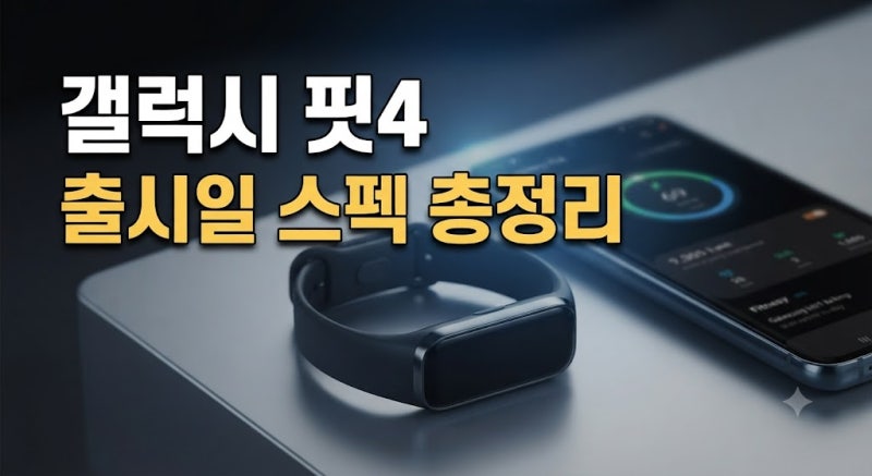 갤럭시 핏4 출시일, 스펙 총정리(+GPS 탑재 여부, 통화 기능, 예상 가격)
