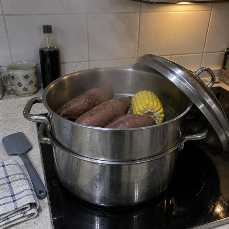 찜기 추천 스텐·대나무·실리콘 차이 3가지, 인덕션·2단 찜기 고르는 기준