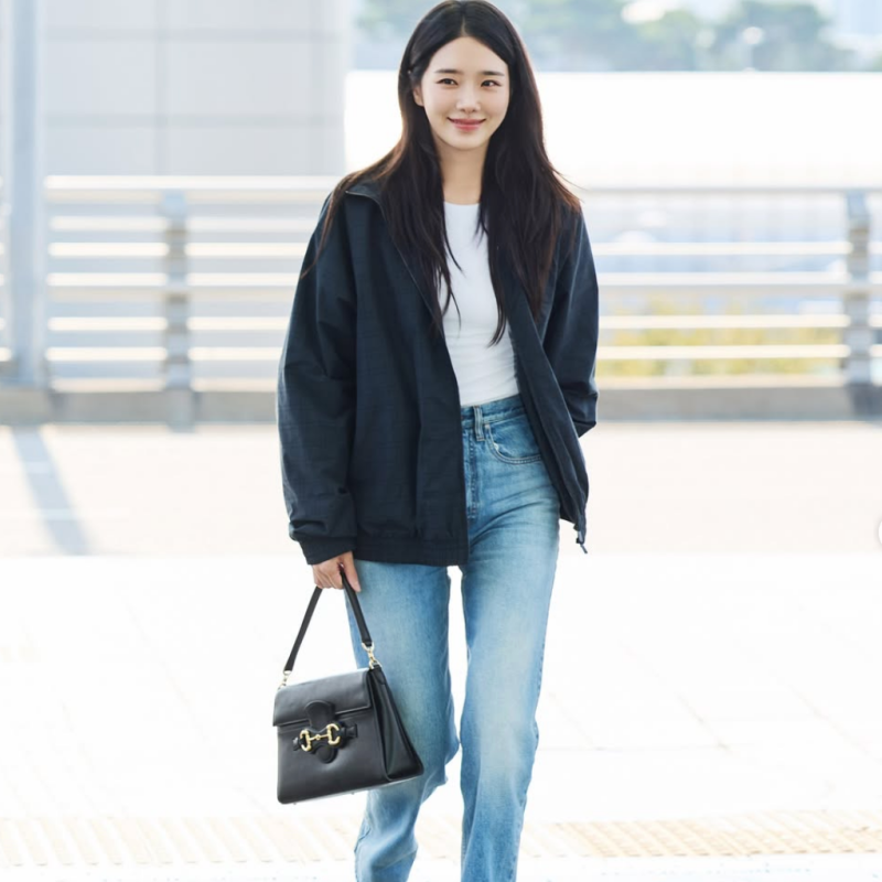 툭! 걸쳤는데 '엣지' 있어보이는 박규영 사복패션