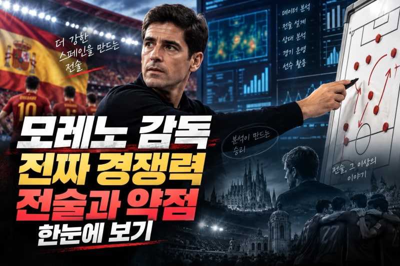 모레노 감독 프로필 총정리, 화려한 코치 경력 뒤에 숨은 강점과 한계