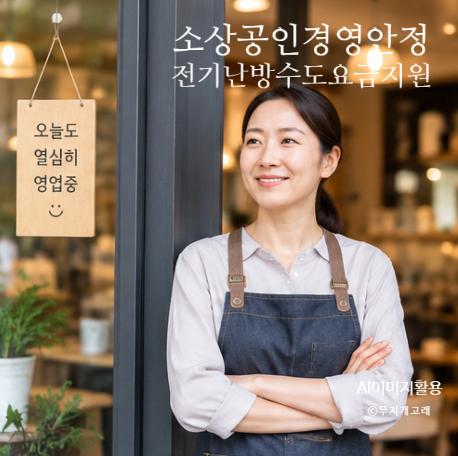 2026 소상공인 에너지바우처? 전기·가스요금 25만원 지원받는 경영안정 바우처 신청하는곳 방....