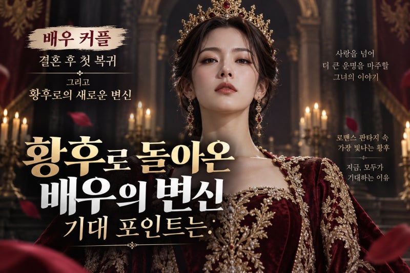 신민아 김우빈, 황후 자태 장착…재혼 황후 기대 포인트