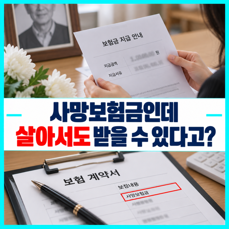 오래된 종신보험 사망보험금, 살아 있을 때 생활비로 받을 수 있을까?