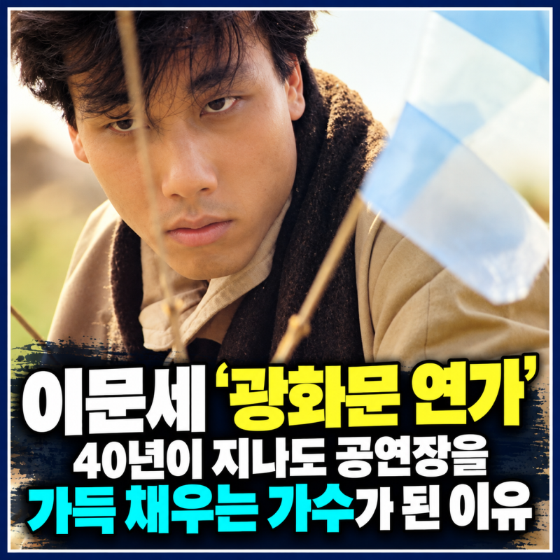 이문세 ‘광화문 연가’, 40년이 지나도 공연장을 가득 채우는 가수가 된 이유