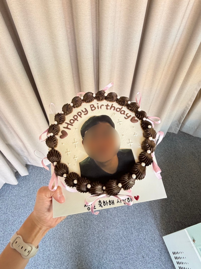 잠실 주문제작케이크 잠실고망고레터링케이크 사진 케이크 퀄리티 대박 후기!
