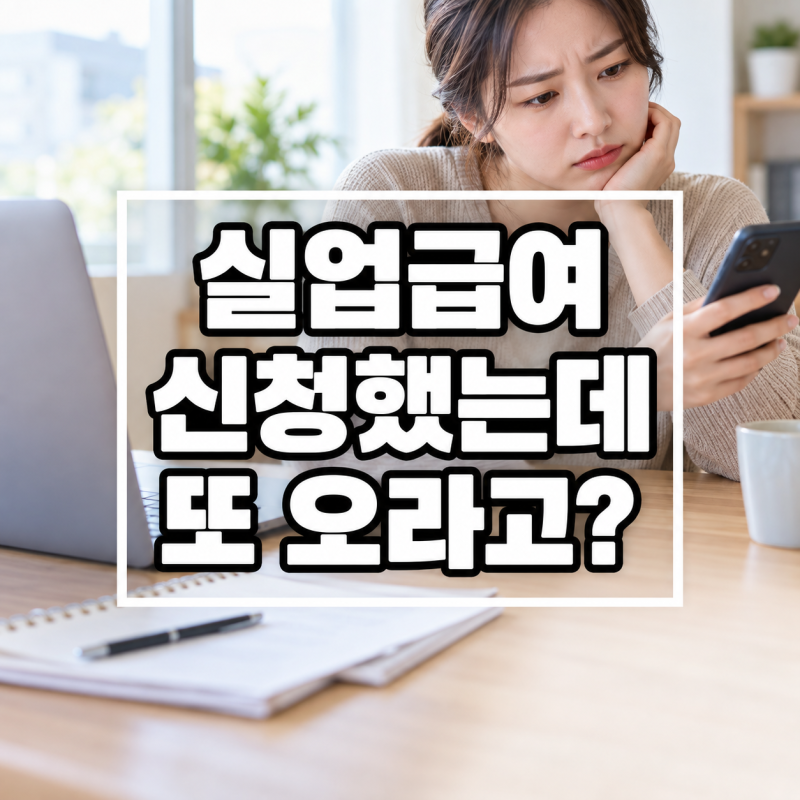 실업급여 신청방법, 온라인 신청했는데 또 오라고요?