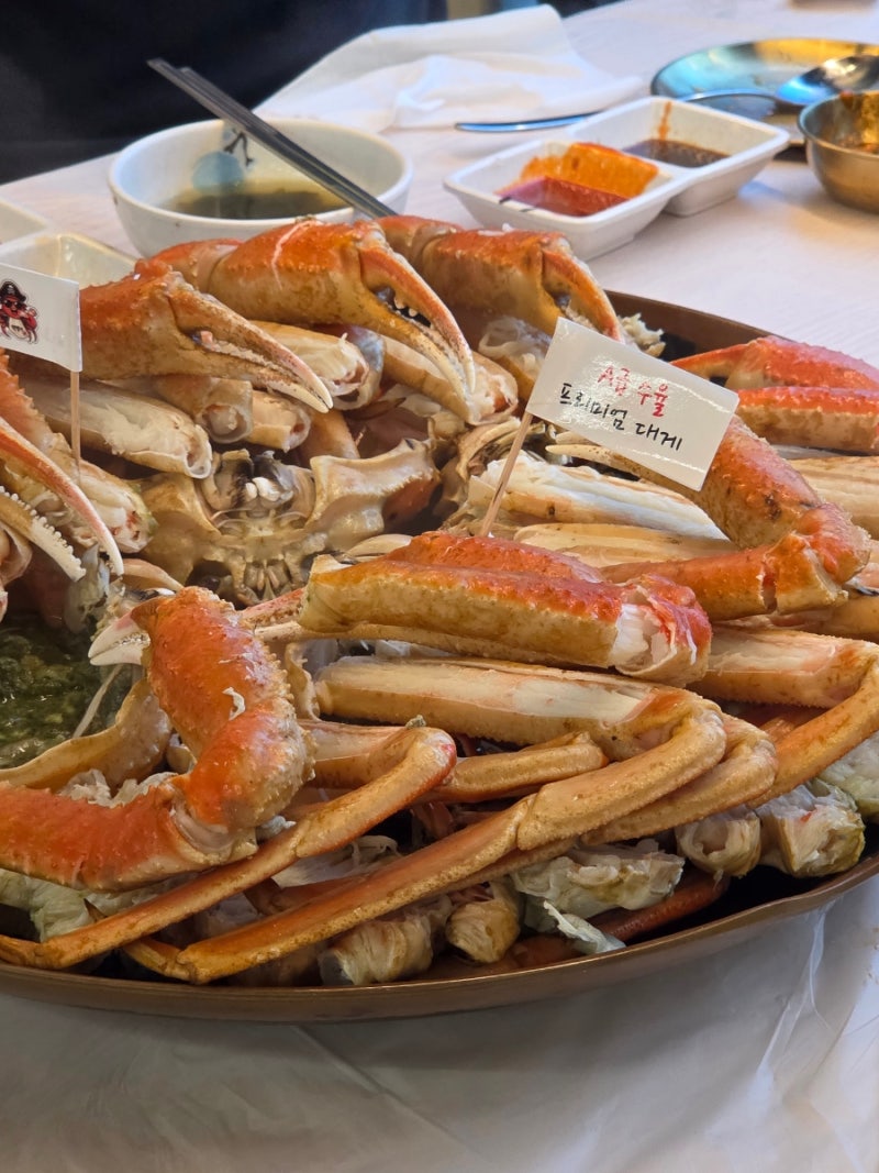 삼척 대게 맛집 대게먹방 :: 5인 가족 패밀리세트 푸짐하게 먹고 온 후기