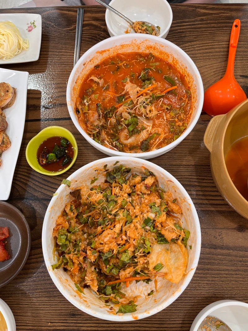속초 현지인 맛집 영금물회 물회 회덮밥 오징어순대