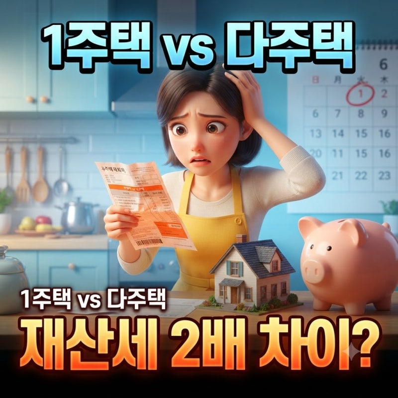 아파트 재산세 부과기준 계산 조회 방법