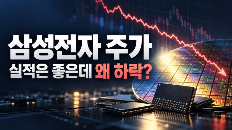 삼성전자 주가, 영업이익 89.5조 원인데 왜 하락했을까?