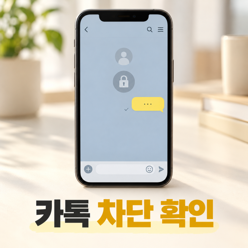카톡 차단 확인 방법, 숫자 1과 프로필만 믿으면 안 되는 이유