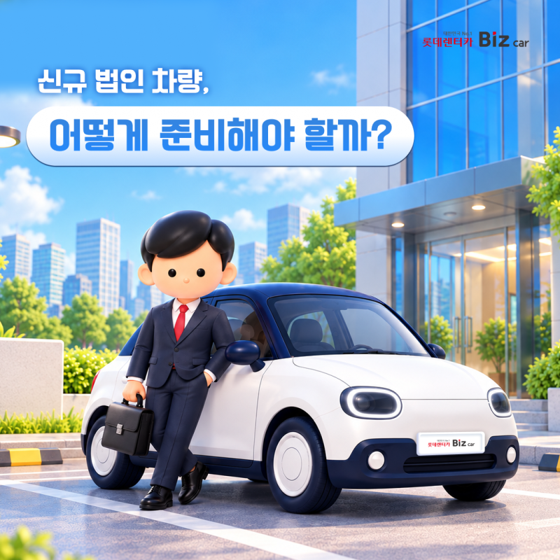 신규 법인 차량, 어떻게 준비해야 할까?