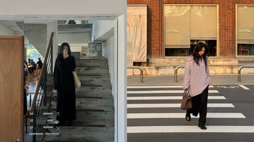 가을 니트 데일리룩 코디 4가지