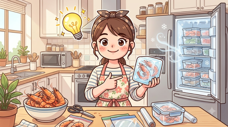 가을 제철 새우 보관법! 오래 두고 먹는 꿀팁
